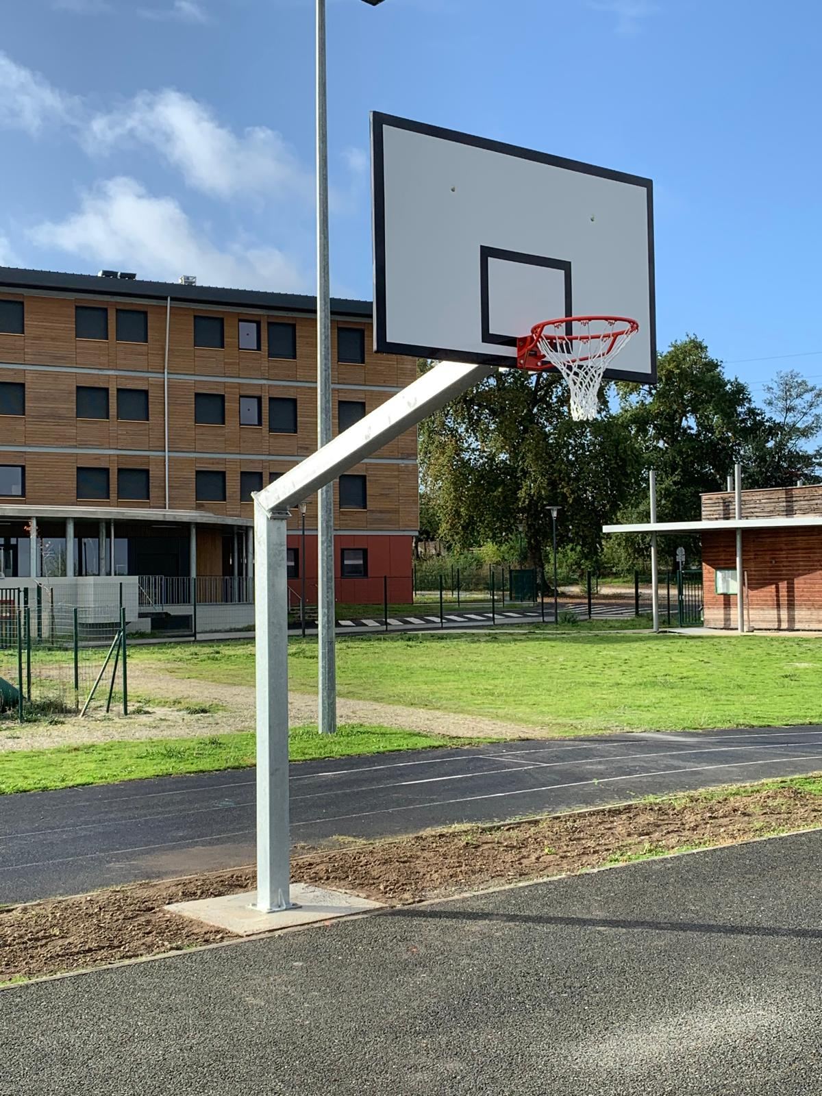 But de basket galvanisé